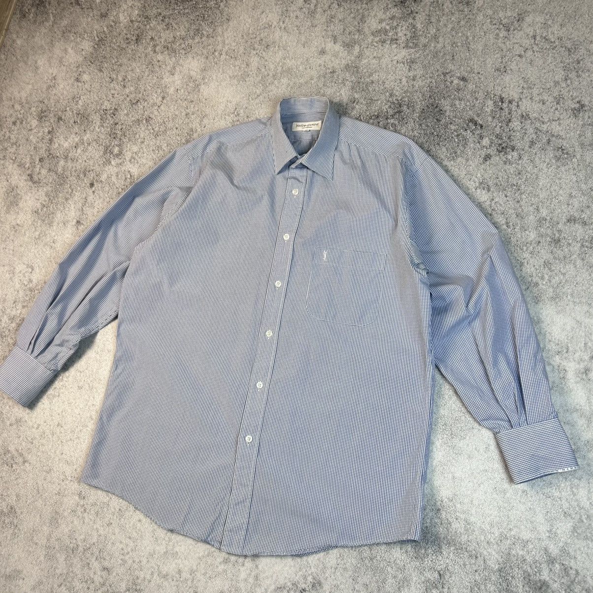 Yves Saint Laurent Vintage Yves Saint Laurent Multi Button Ups Shirt Size US L / EU 52-54 / 3 - 2 Thumbnail