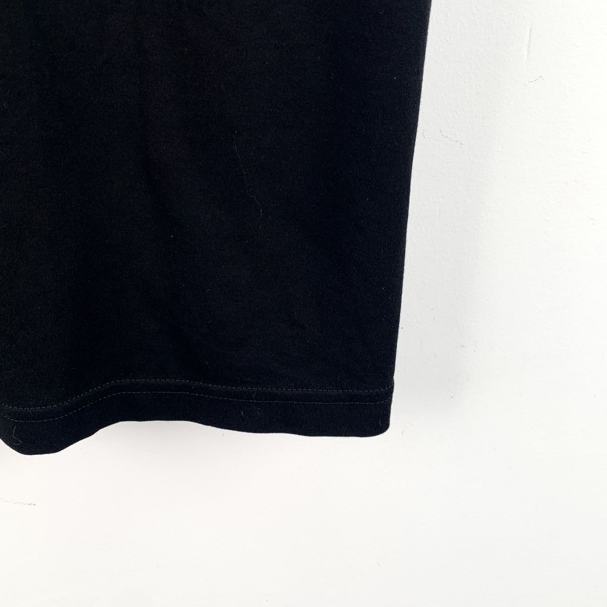 Chanel Chanel Black Tumbled Woven Cotton T-Shirt Size M / US 6-8 / IT 42-44 - 4 Thumbnail
