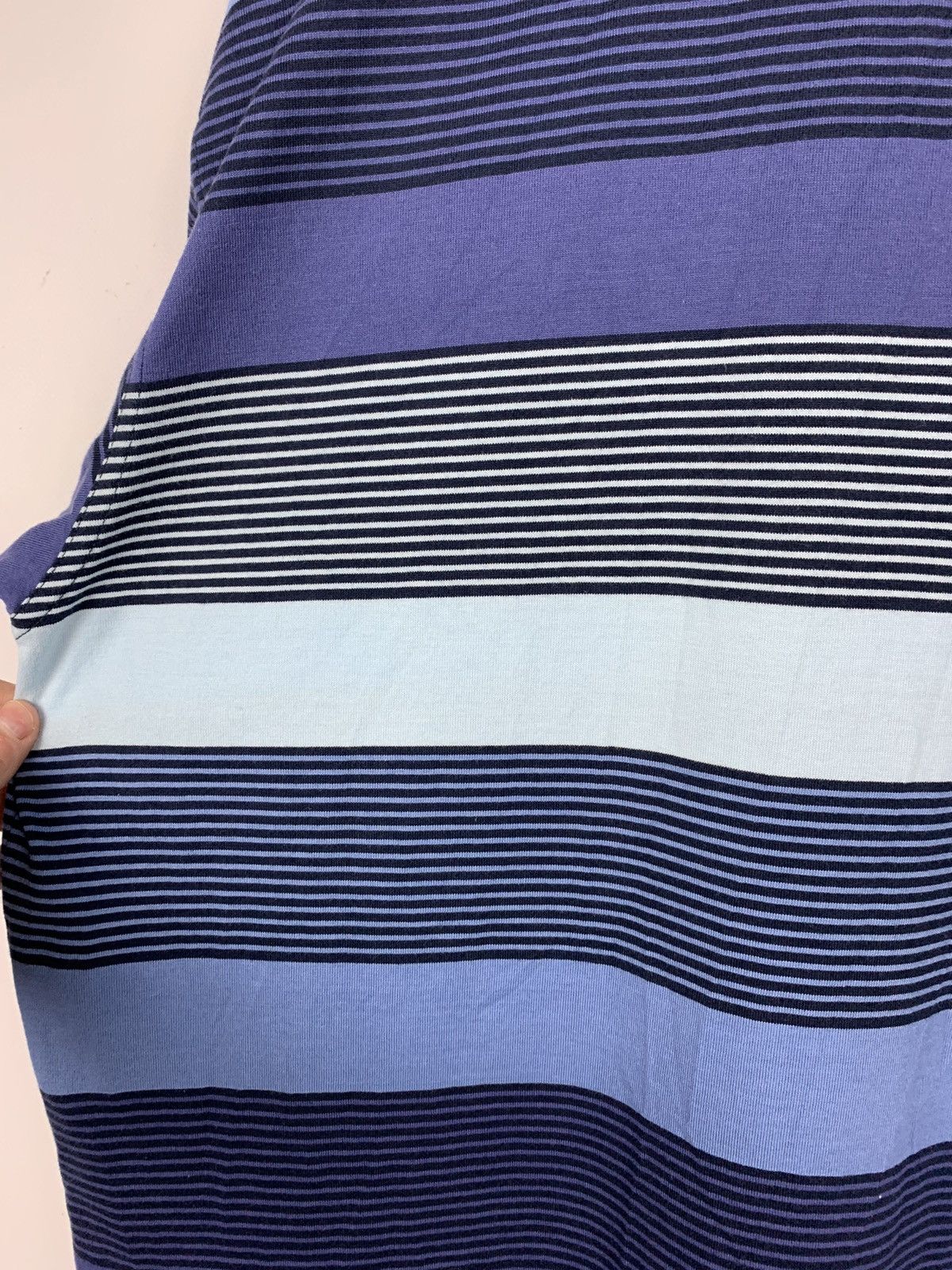 Fred Perry Vintage Fred Perry Striped Polo Luxury casual Size US XXL / EU 58 / 5 - 12 Thumbnail