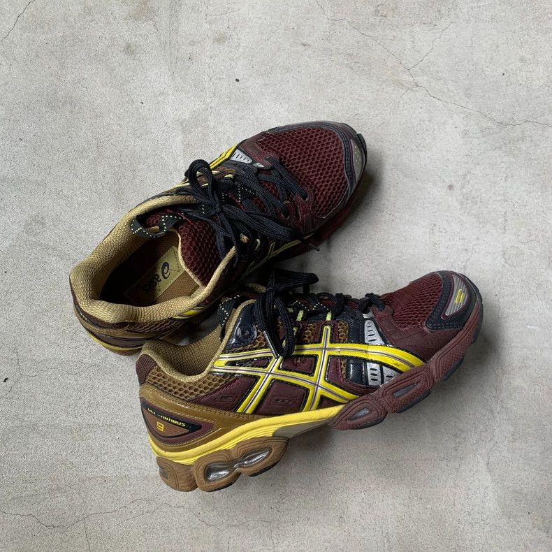 Kiko Kostadinov KIKO KOSTADINOV gel-nimbus 9 ub3-s Brown Yellow Sports Sho Size US 7 / EU 40 - 2 Thumbnail