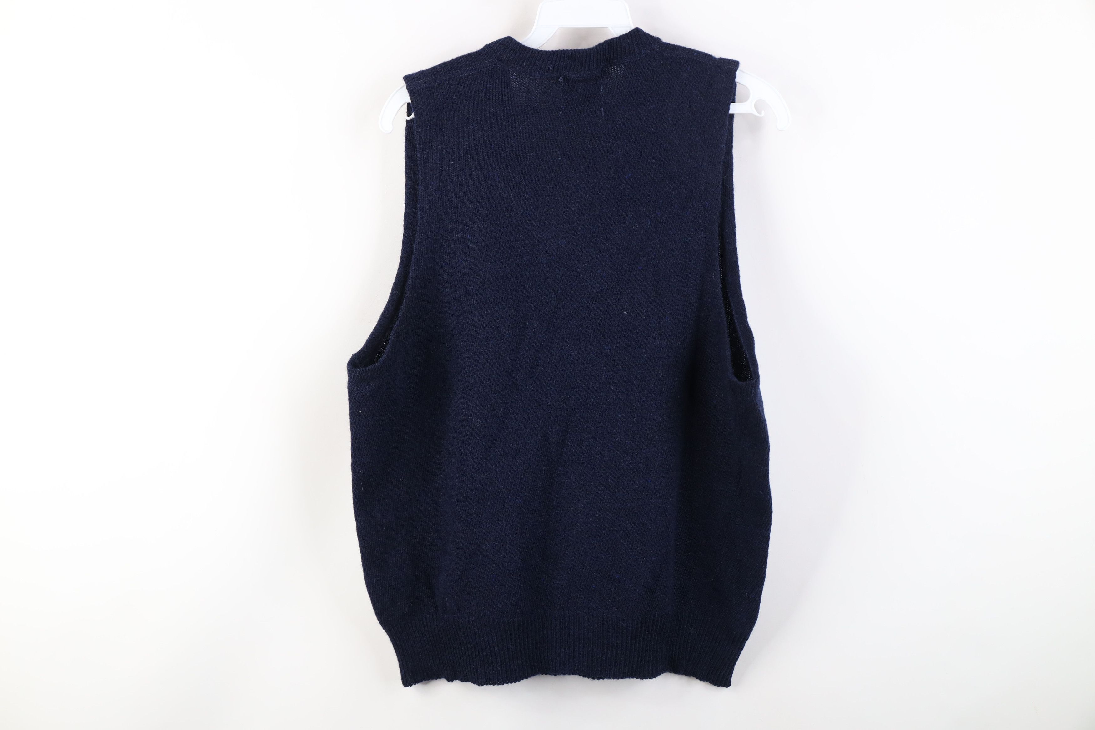 Vintage Vintage 50s Streetwear Lambswool Blend Knit Sweater Vest USA Size L / US 10 / IT 46 - 9 Thumbnail