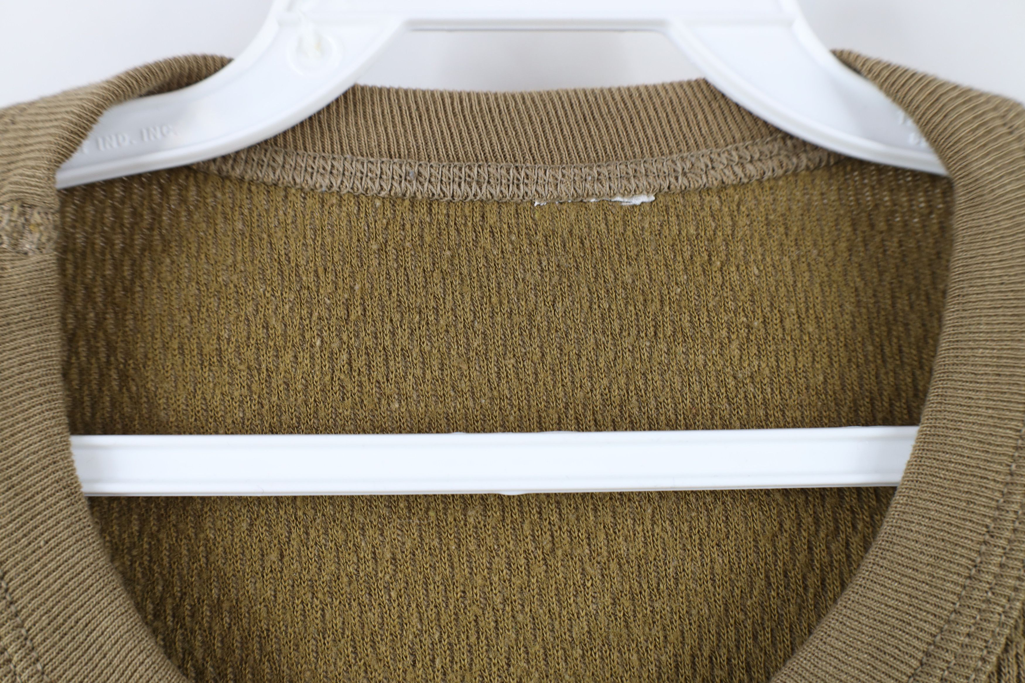 Vintage Vintage 90s Streetwear Waffle Knit Long Sleeve T-Shirt Size US M / EU 48-50 / 2 - 5 Thumbnail