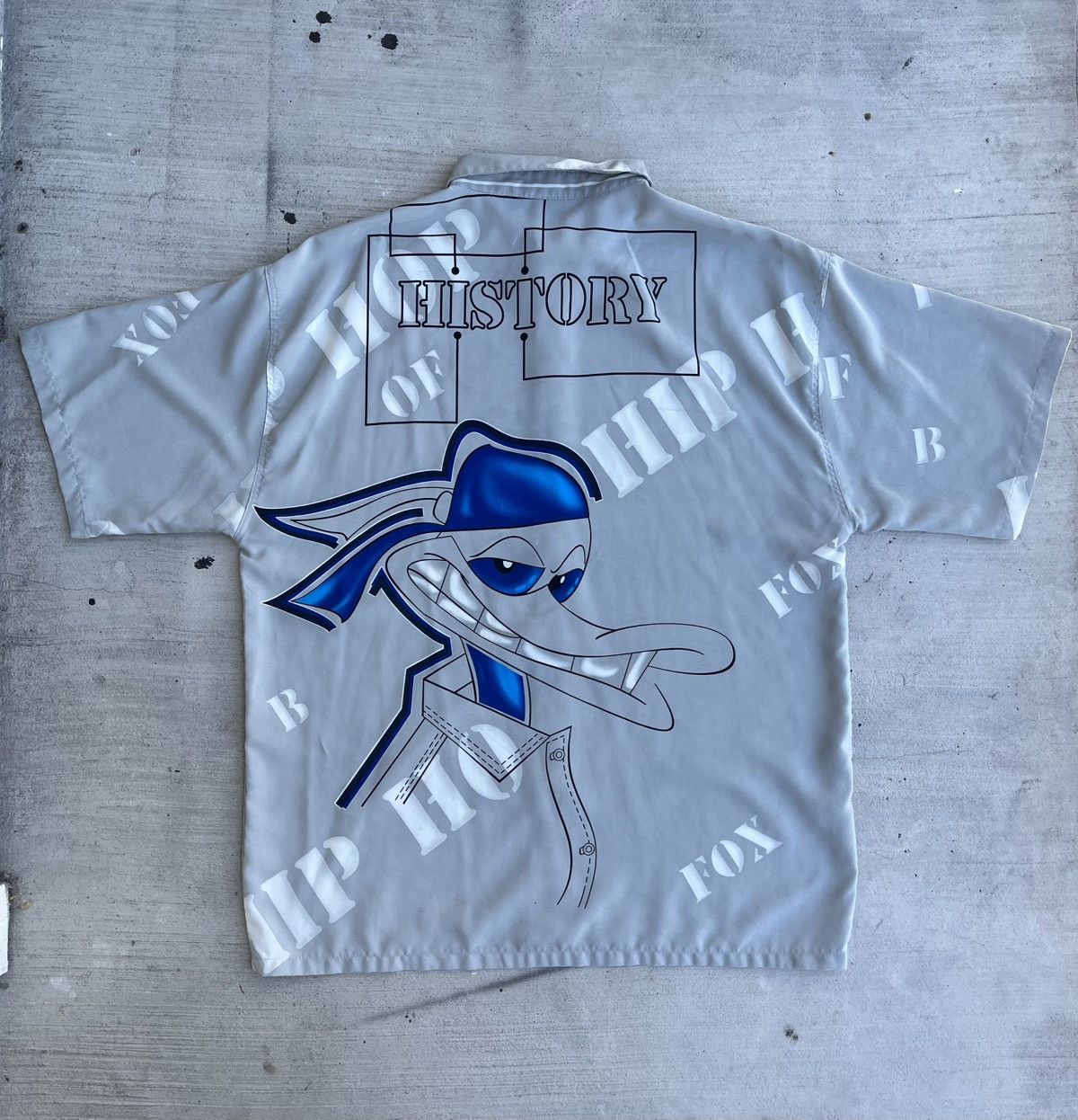 Fox Racing Vintage FOX Collection "History of Hip Hop" Shirt – XL – Y2K Size US XL / EU 56 / 4 - 2 Thumbnail