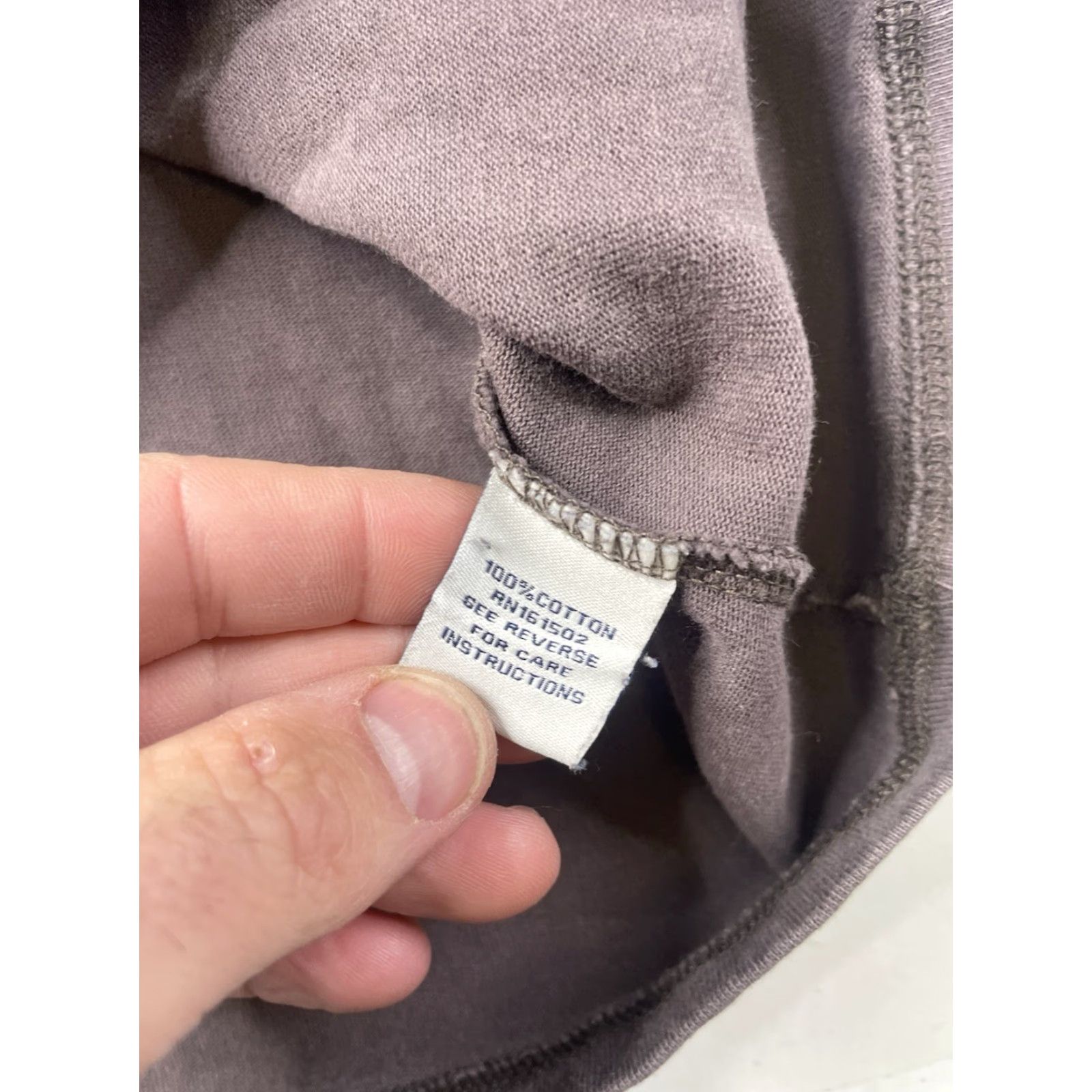 CO Guideboat Co Crew Neck Long Sleeve Shirt Mens M Striped Gray Cotton T-Shirt Classic Outdoor Logo Size US M / EU 48-50 / 2 - 6 Thumbnail