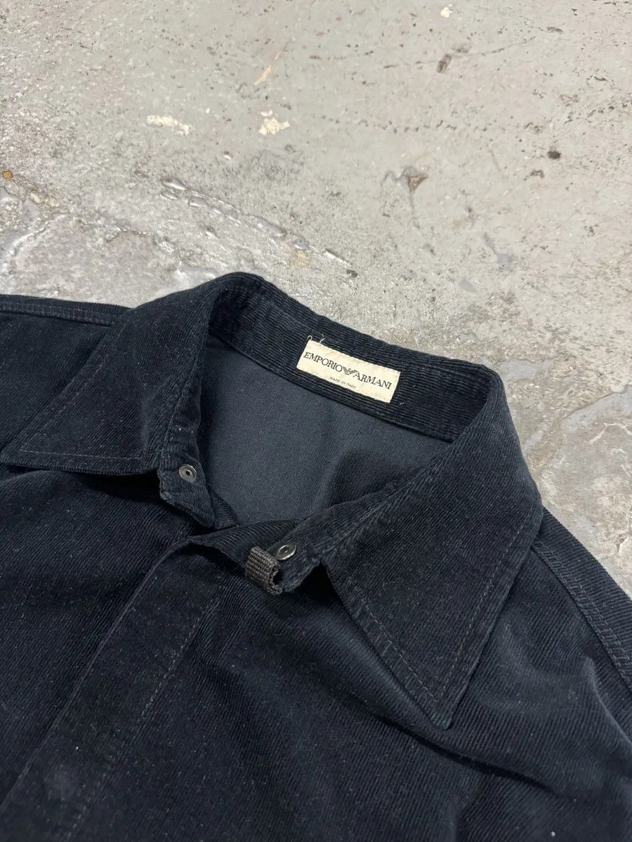 Emporio Armani AW2004 Emporio Armani Navy Premium Velvet Shirt Size US M / EU 48-50 / 2 - 8 Thumbnail