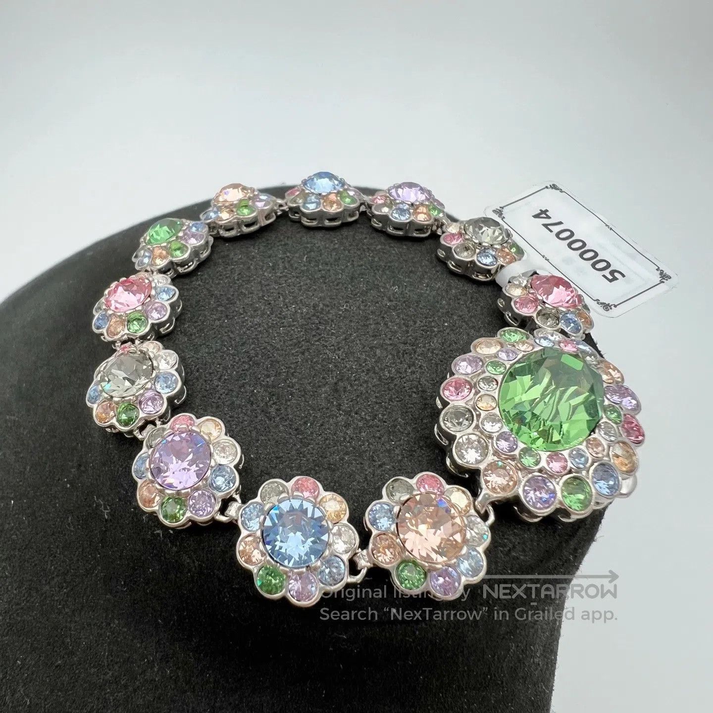 Miu Miu Miu Miu Crystal bracelet Size ONE SIZE - 1 Thumbnail