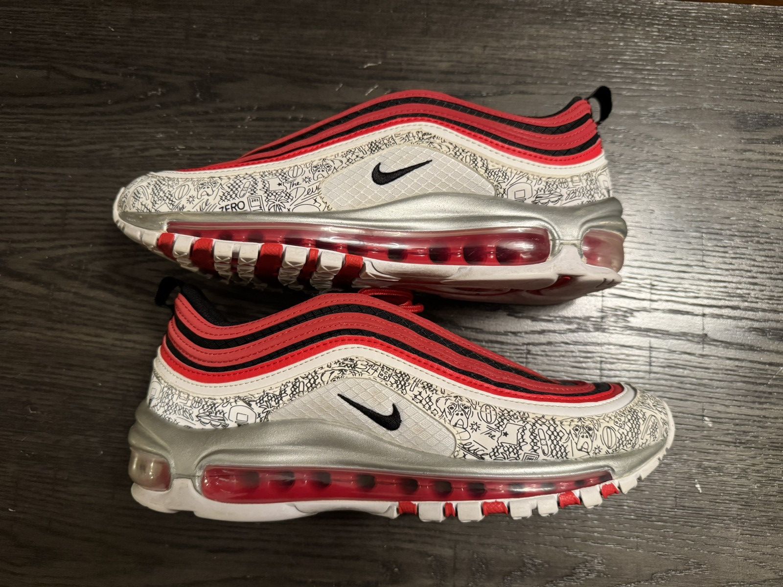 Nike Nike Air Max 97 Gs Jason Tatum Saint Louis Roots Size US 6 / EU 39 - 2 Thumbnail