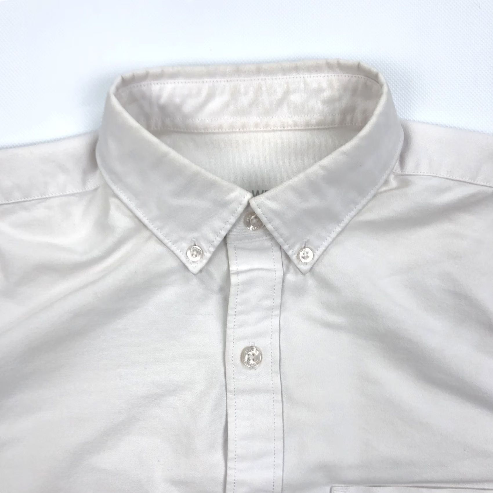 Vintage Mack Weldon Men's White Oxford Cloth Button Down Shirt Medium Cotton Blend OCBD Size US M / EU 48-50 / 2 - 2 Thumbnail