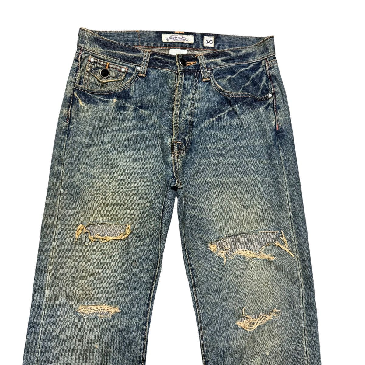 Christian Audigier Vintage Christian Audigier Denim Thrashed Jeans Size US 32 / EU 48 - 3 Thumbnail