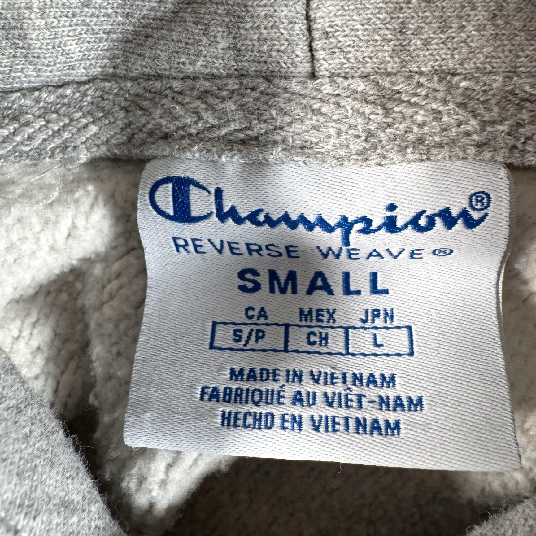 Champion Champion Reverse Weave Hoodie Womens Small Gray Allover C Logo Pullover Fleece Size S / US 4 / IT 40 - 5 Thumbnail