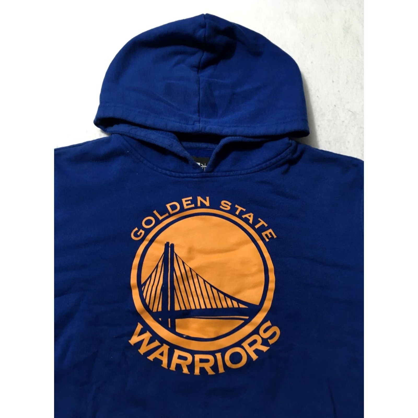 NBA VINTAGE NBA Basketball Golden State Warriors Blue Hoodie Men's LARGE Size US L / EU 52-54 / 3 - 3 Thumbnail