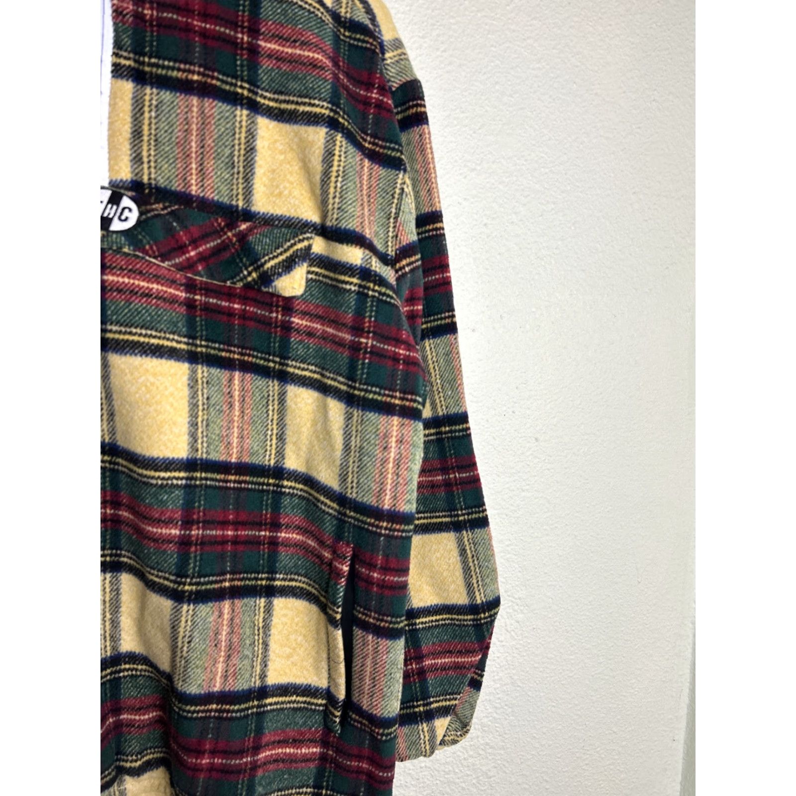 Vintage VINTAGE Tango Hotel Mens Large Pullover Hoodie Plaid Zip Side Pouch Pocket Street Wear Size US L / EU 52-54 / 3 - 5 Thumbnail