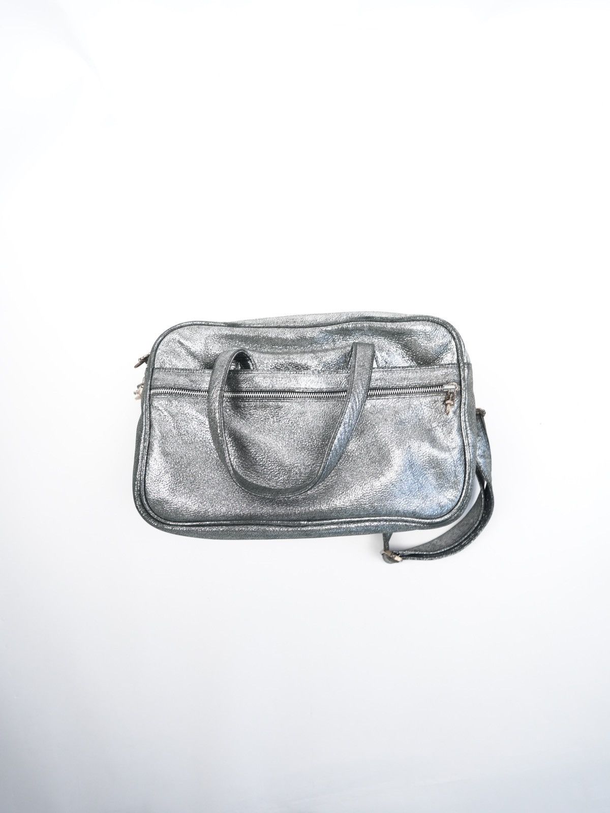 Chrome Hearts Chrome Hearts Diaper Bag Silver Metallic Leather Size ONE SIZE - 4 Thumbnail