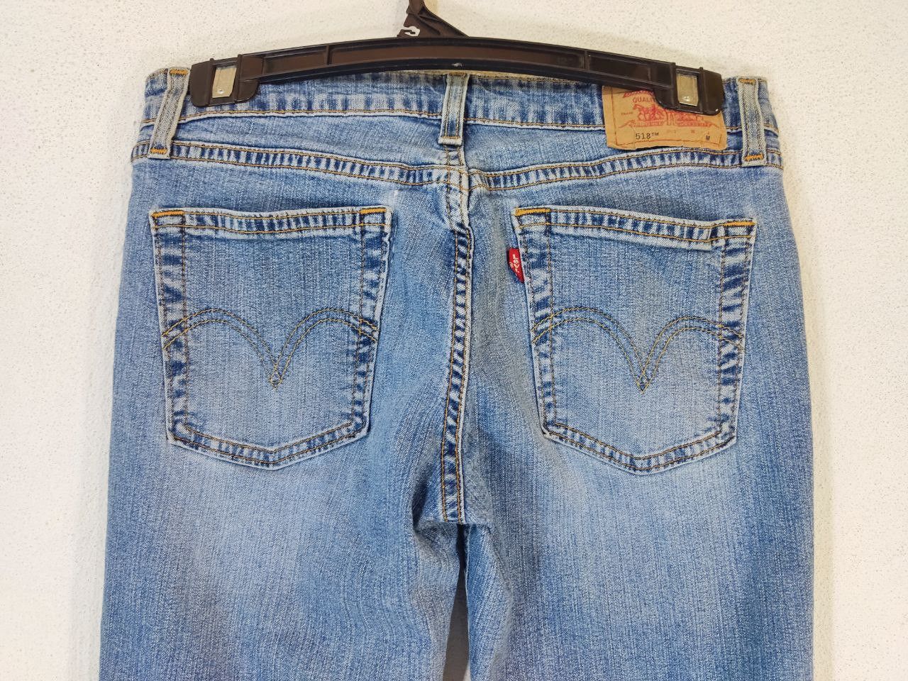 Levi's vintage levis 518 superlow bootcut flare stretch denim Size 30" / US 8 / IT 44 - 13 Thumbnail