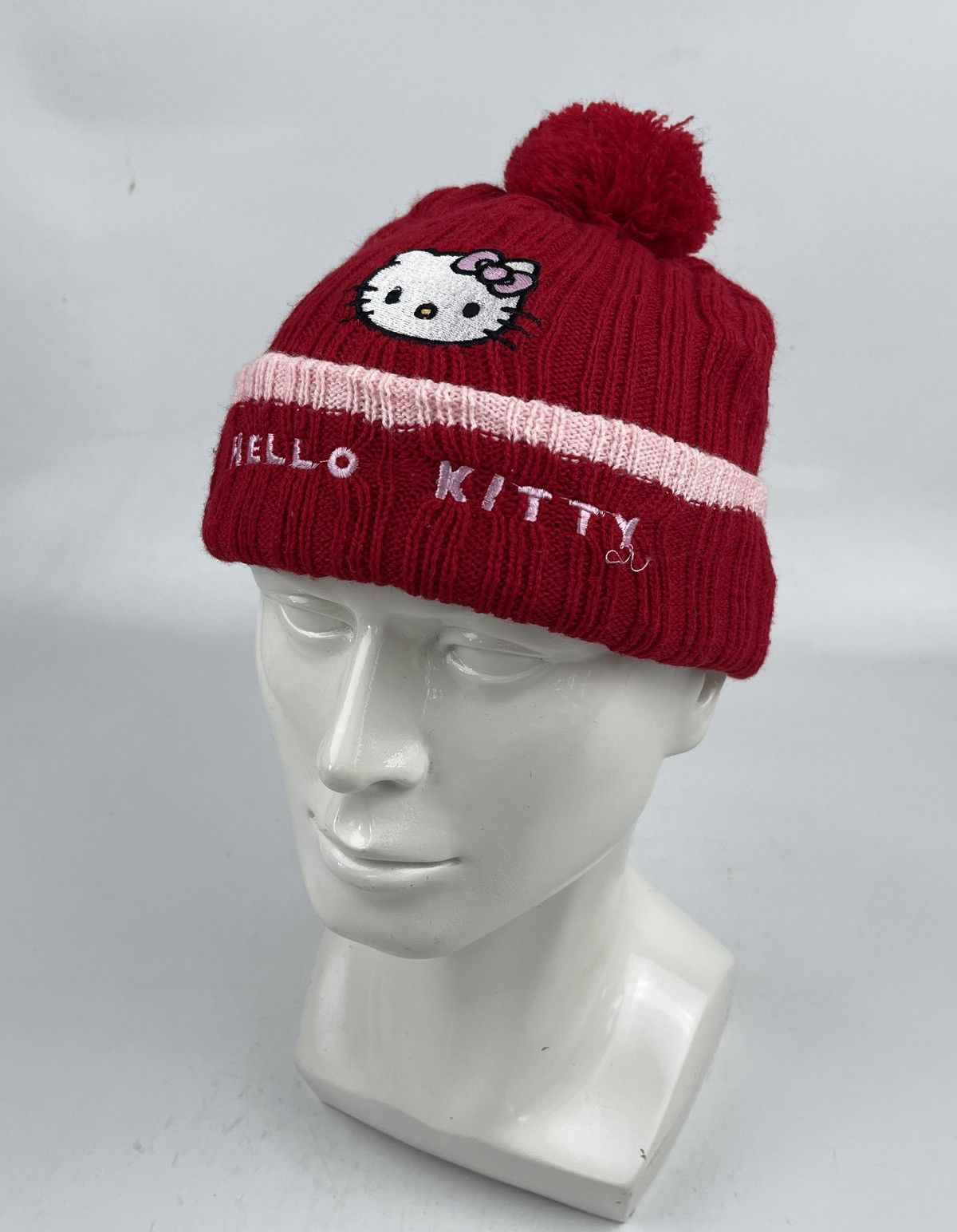 Anime hello kitty beanie hat snow cap tc27 Size ONE SIZE - 1 Thumbnail