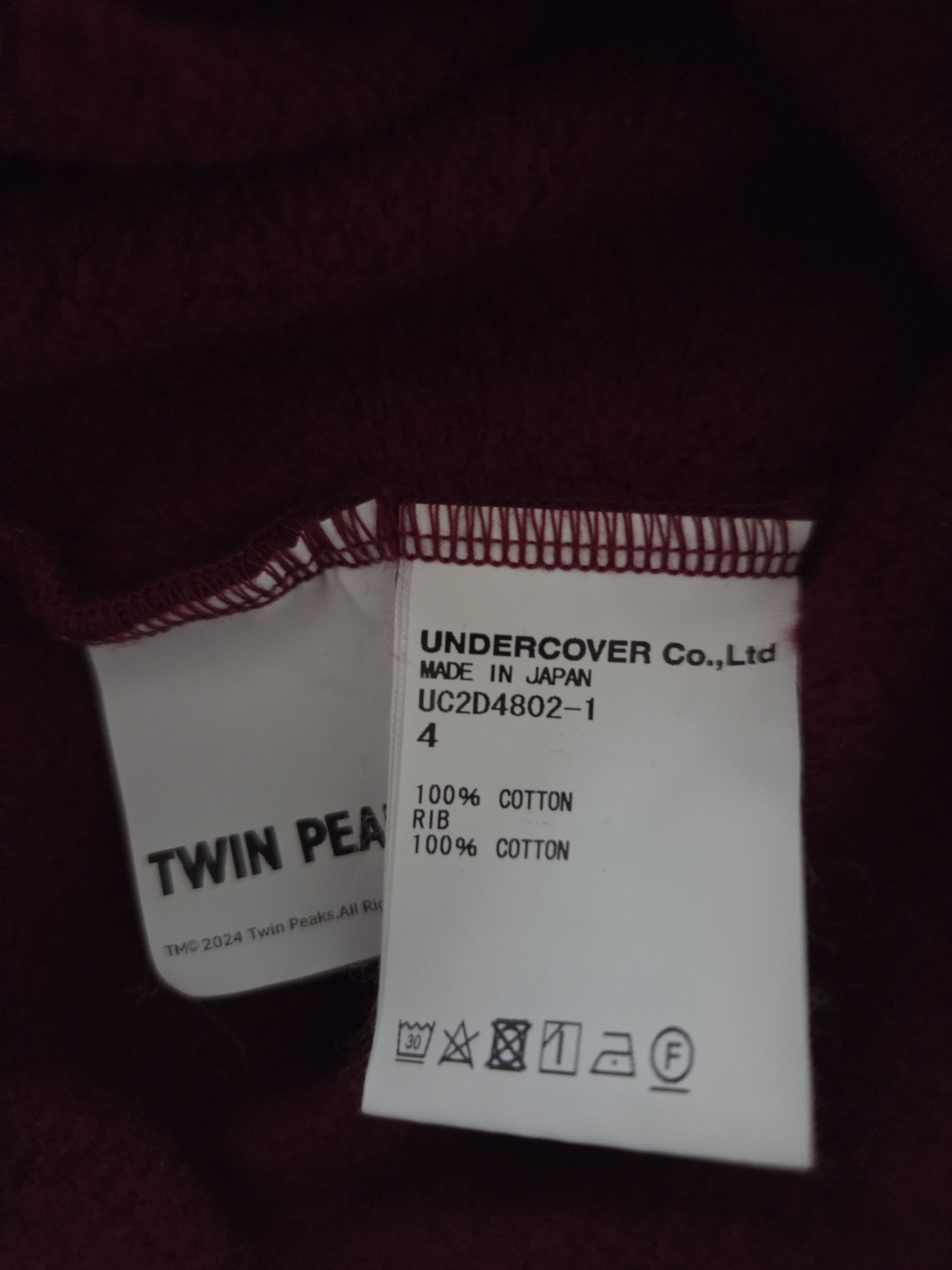 Undercover Undercover × Twin Peaks Sweatshirt Size US XL / EU 56 / 4 - 4 Thumbnail