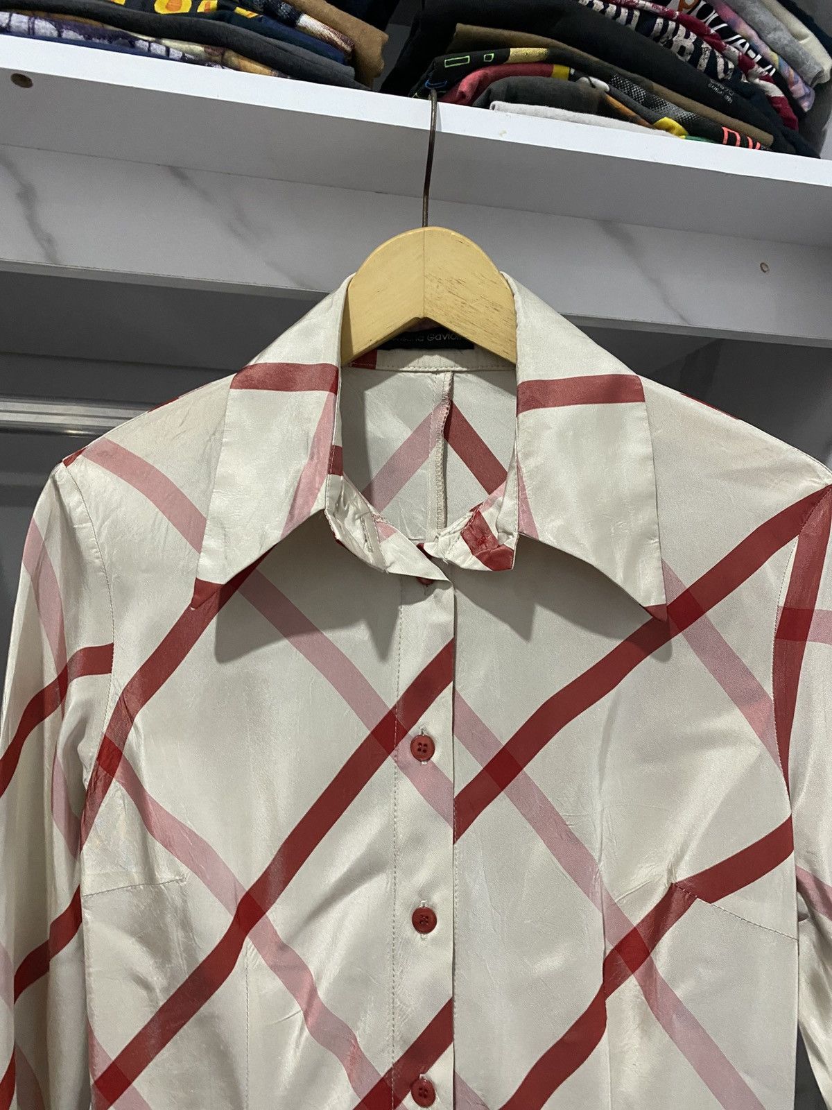 Issey Miyake 💸BINDINGOFFER💸Cristina Gaviolli Silk Shirt Issey style Size M / US 6-8 / IT 42-44 - 2 Thumbnail