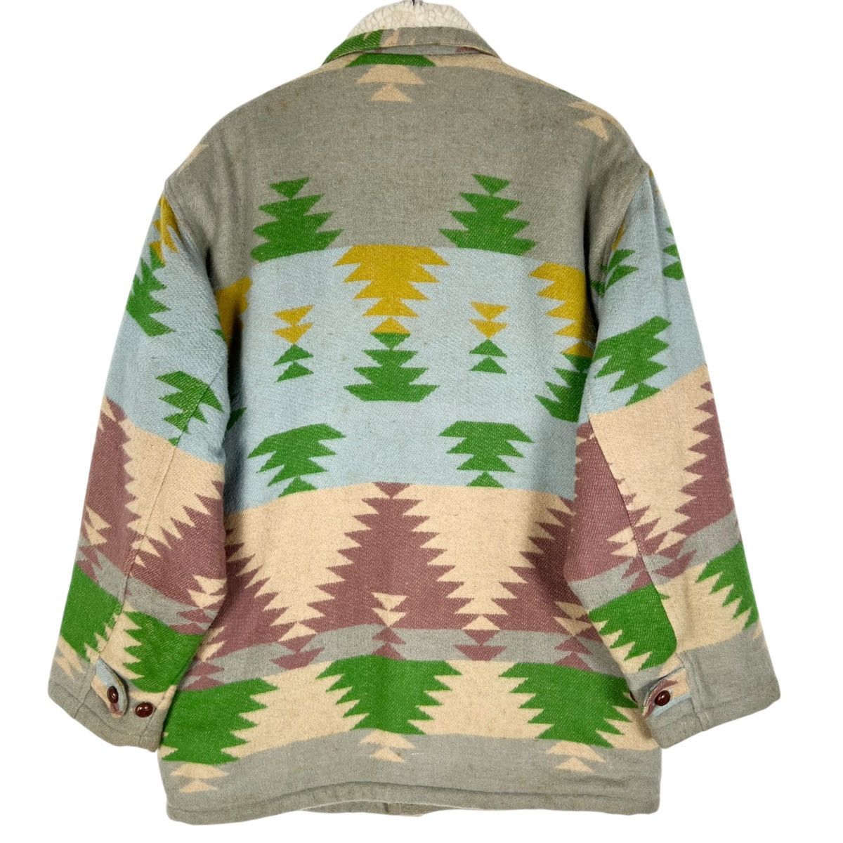 Vintage Global News Navajo Winter Jacket Size US L / EU 52-54 / 3 - 2 Thumbnail