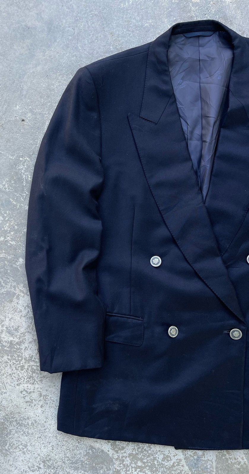 Designer × Japanese Brand × Vintage 🔥Vintage Nina Ricci Men's Double Breasted Blazer Jacket Size US M / EU 48-50 / 2 - 4 Thumbnail