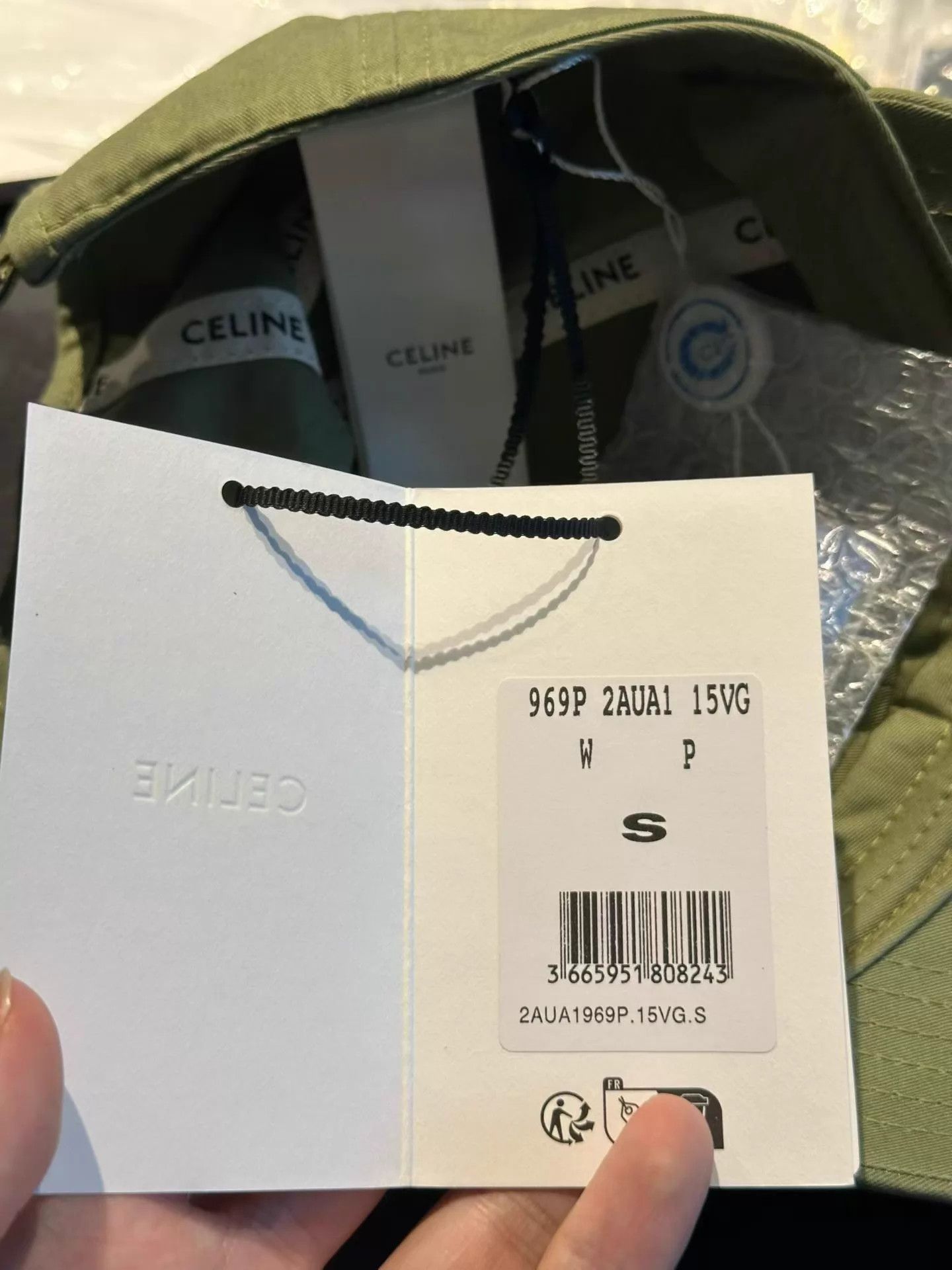 Celine Celine Logo Baseball Cap S New with Tags Size ONE SIZE - 2 Thumbnail