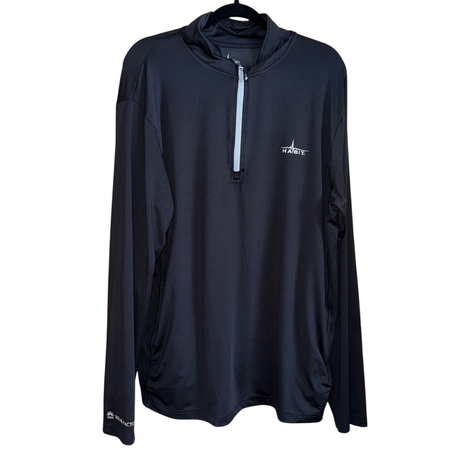 Habitat Habit 1/4 Zip Men’s Black Pullover Size XL Size US XL / EU 56 / 4 - 1 Thumbnail