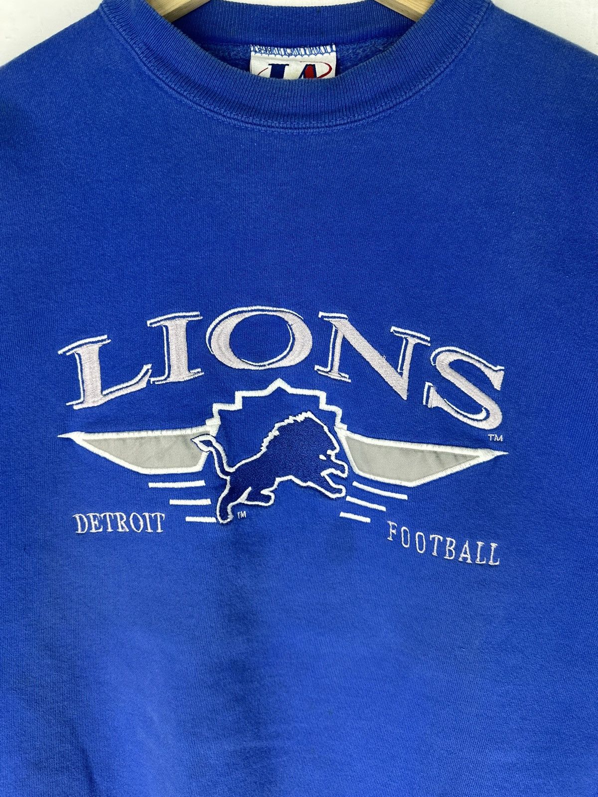 Logo Athletic × Vintage Vintage Lions Detroit Football LA Logo Athletic Sweatshirt Size US XL / EU 56 / 4 - 3 Thumbnail