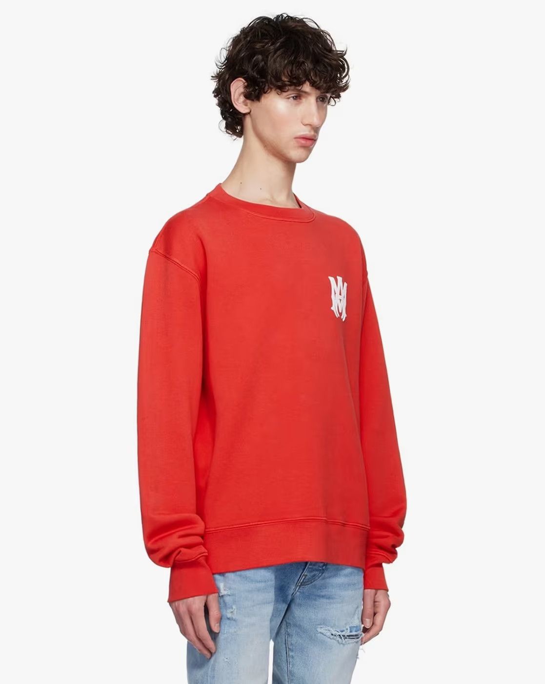 Amiri o1w1db10925 MA Core Logo Regular Fit Sweatshirt in Red Size US S / EU 44-46 / 1 - 2 Thumbnail