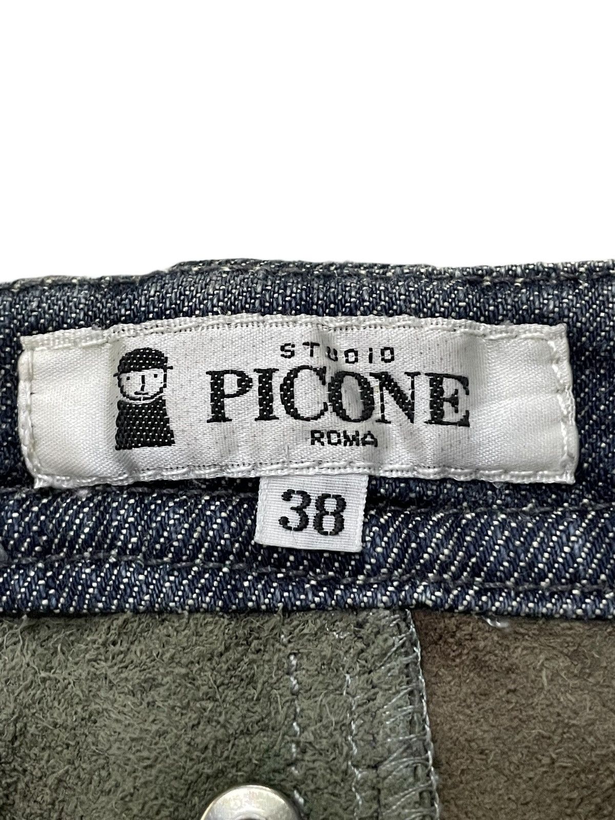 Hysteric Glamour × In The Attic × semanticdesign Studio Picone Asymmetrical Hybrid Flared Jeans Size US 28 / EU 44 - 20 Thumbnail