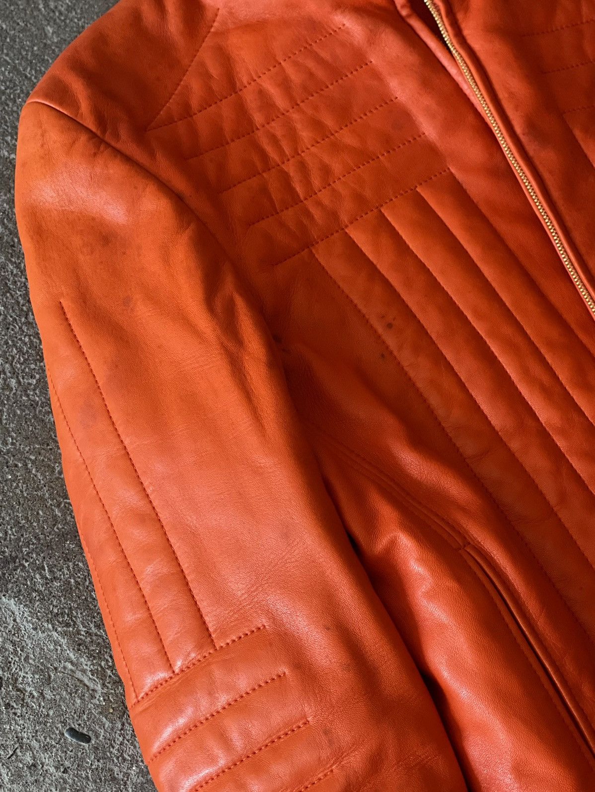 Tom Ford Gucci - Tom Ford - FW2000 - Moto Paneled - Leather Jacket Size US S / EU 44-46 / 1 - 13 Thumbnail