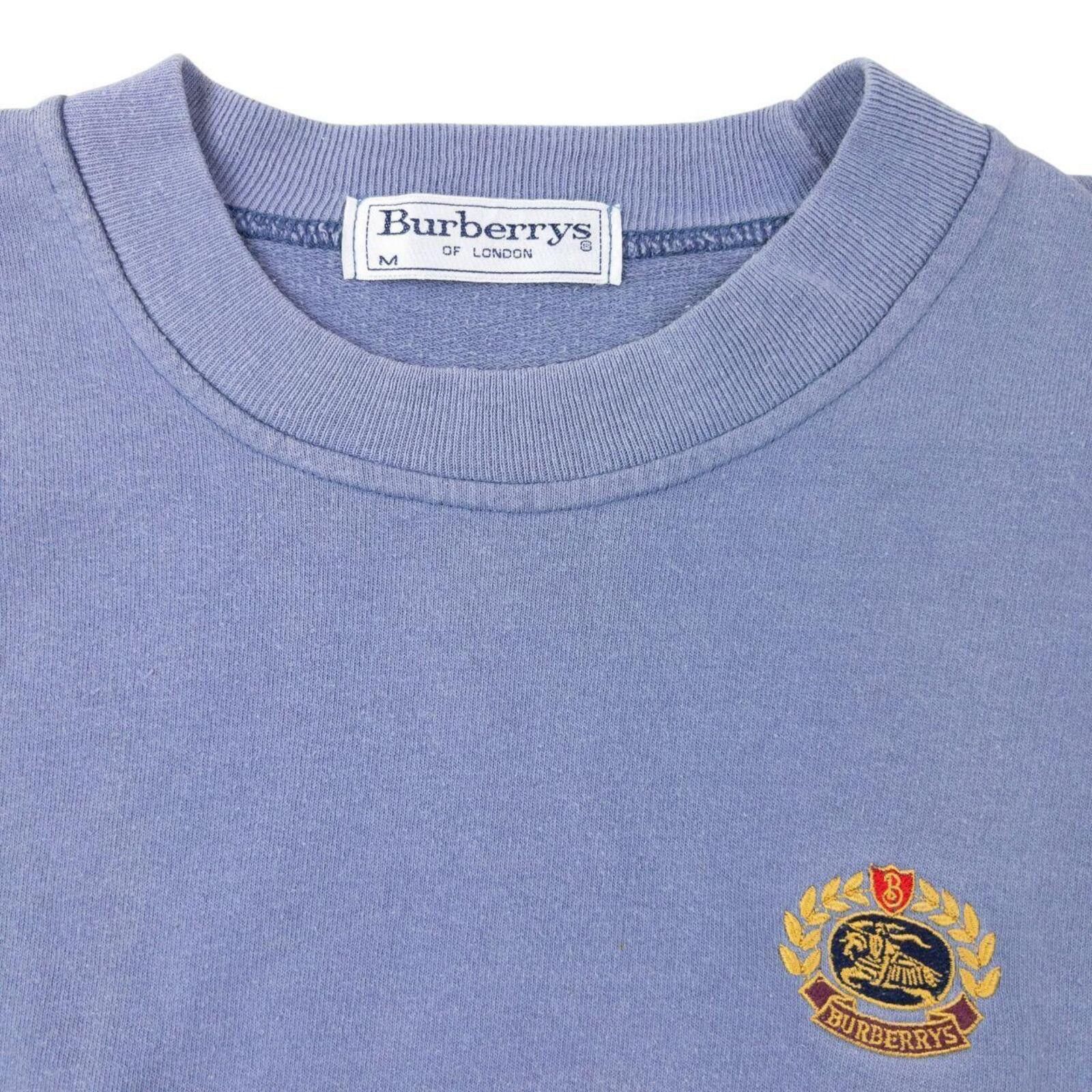 Burberry Vintage 90s Burberry Crest Sweatshirt Size S Size US S / EU 44-46 / 1 - 3 Thumbnail