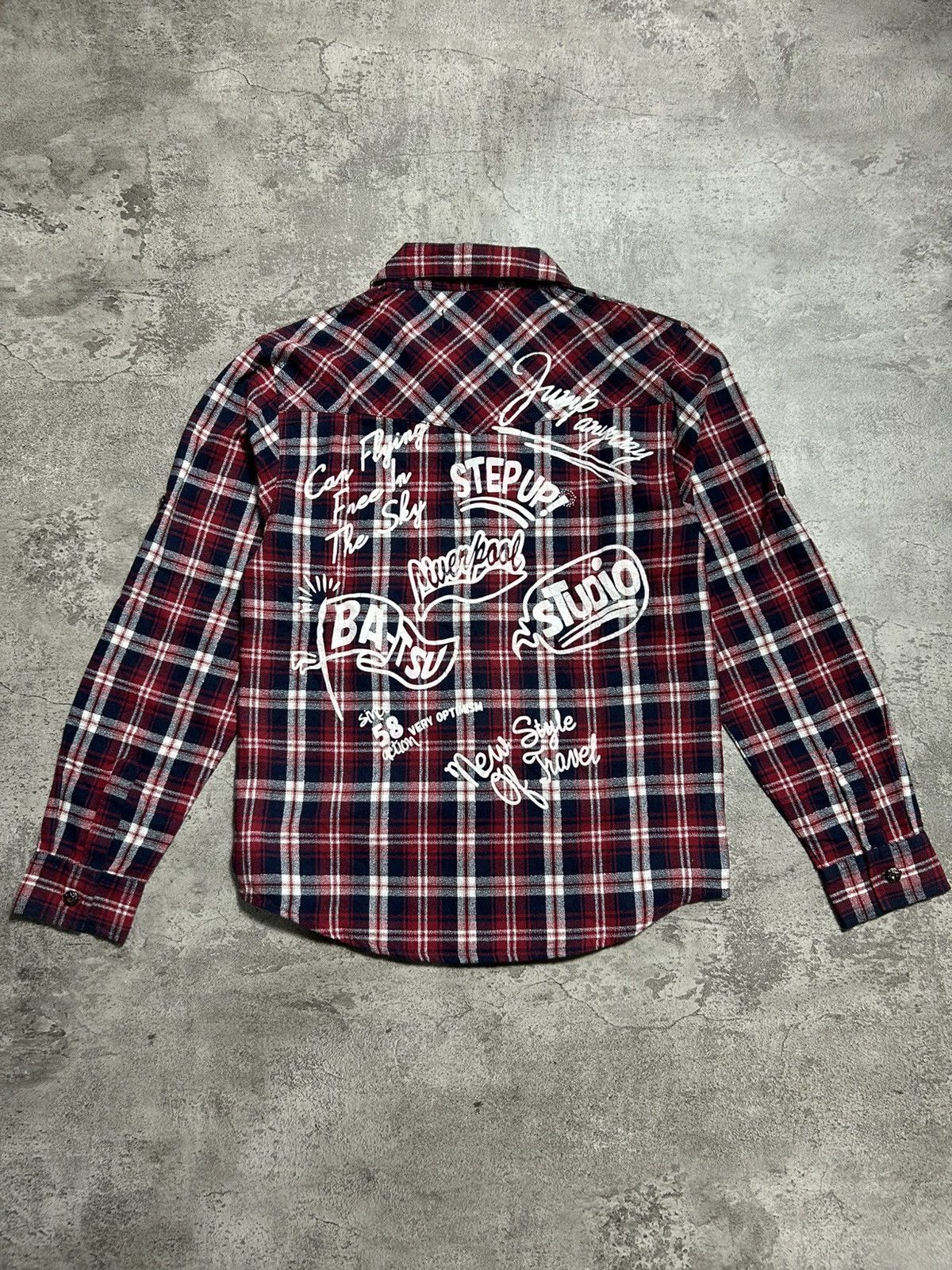 Hysteric Glamour 2000s Ba Tsu Studio Plaid Button Ups Shirt Size US S / EU 44-46 / 1 - 1 Thumbnail
