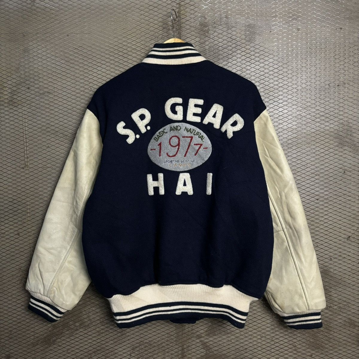 Hai Sporting Gear Vintage Hai Sporting Gear Wool Leather Varsity Jacket Size US M / EU 48-50 / 2 - 5 Thumbnail