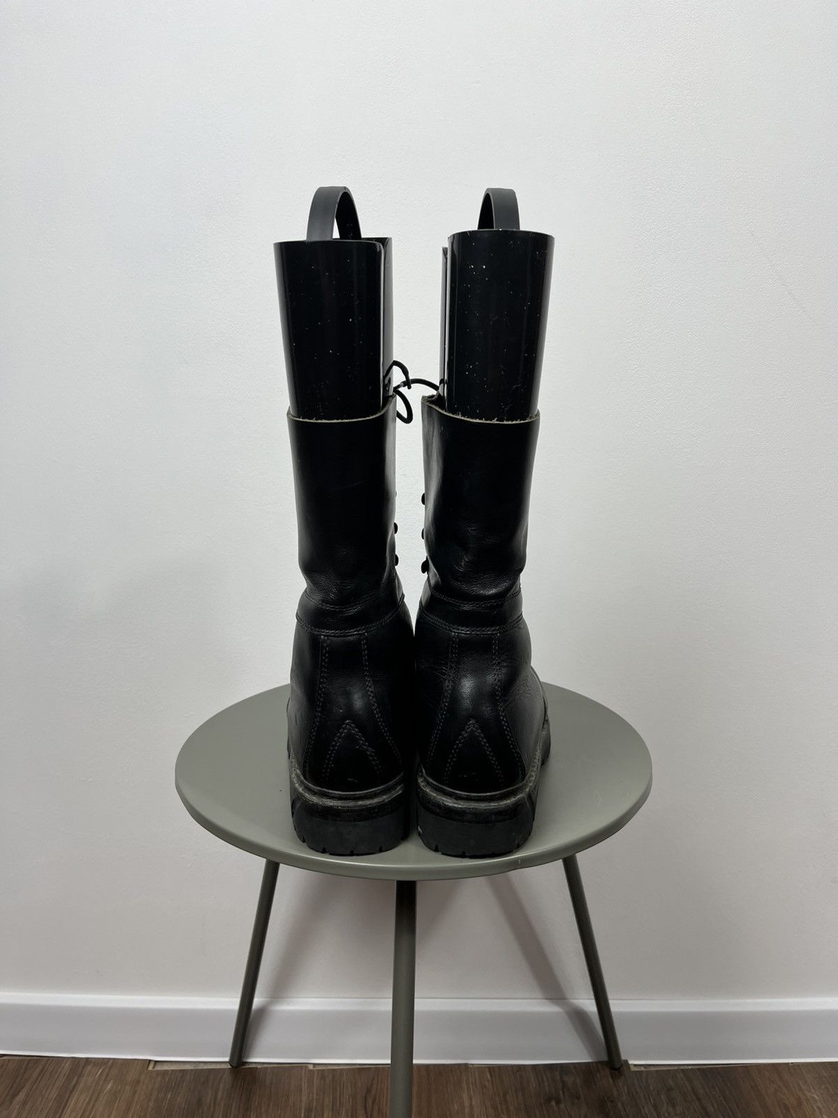 Other Vintage 1982 Military Leather Combat Boots Black Size 42 Size US 9 / EU 42 - 10 Thumbnail