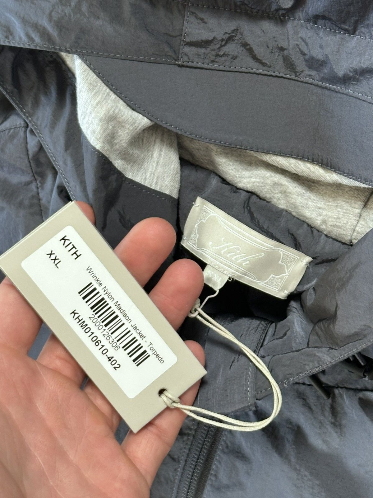 ジャケット・アウター Kith Wrinkle Nylon Madison Jacket M Kith Wrinkle Nylon Madison Jacket Torpedo Men's - FW24 - US