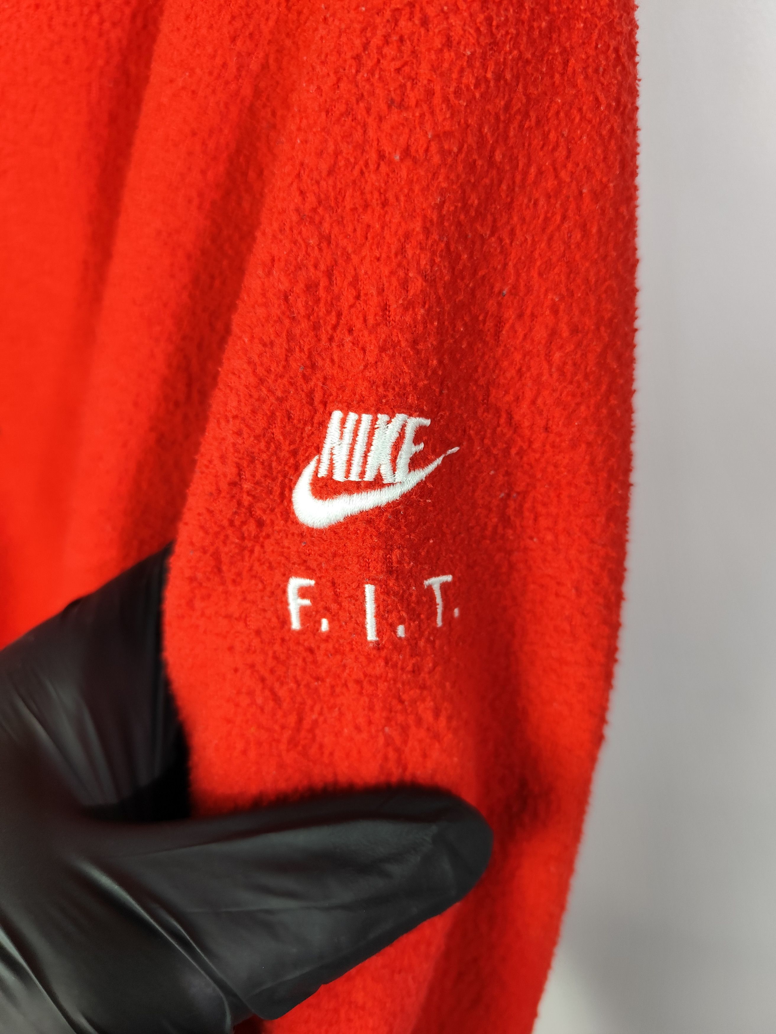 Nike Vintage Very Rare Nike Fit Supreme Court Red Fleece Hoodie Size US XXL / EU 58 / 5 - 3 Thumbnail