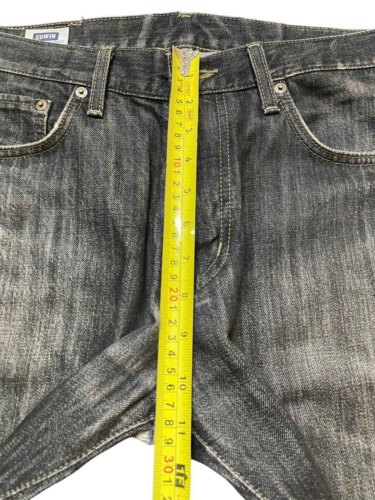 Edwin Vintage Edwin 402 Faded Wash Style Loose Jeans Size US 34 / EU 50 - 16 Thumbnail