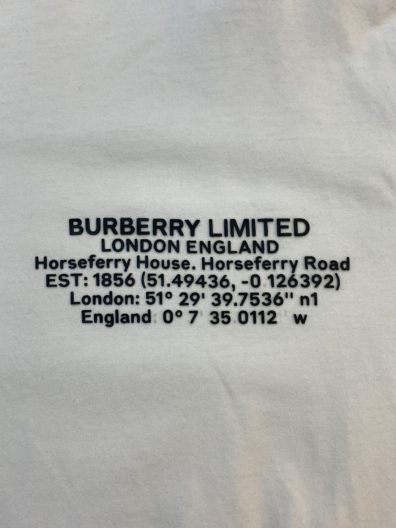 Burberry Burberry Logo Print Casual Short Sleeve T-Shirt K26WX Size US XS / EU 42 / 0 - 8 Thumbnail