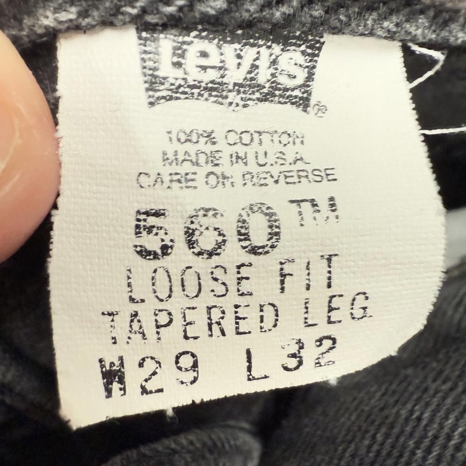 Levi's Vintage Levi's 560 -- 29 x 32 -- Size US 29 - 4 Thumbnail