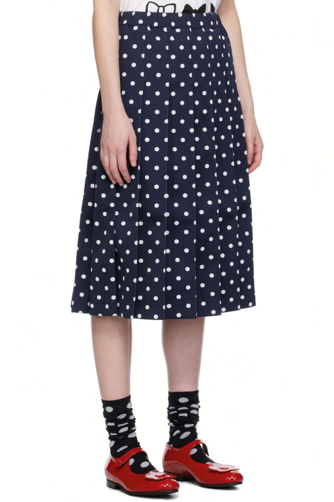 Comme des Garcons Black Black Comme Des Garçons AD2014 Polka Dot Midi Skirt Size 28" / US 6 / IT 42 - 3 Thumbnail