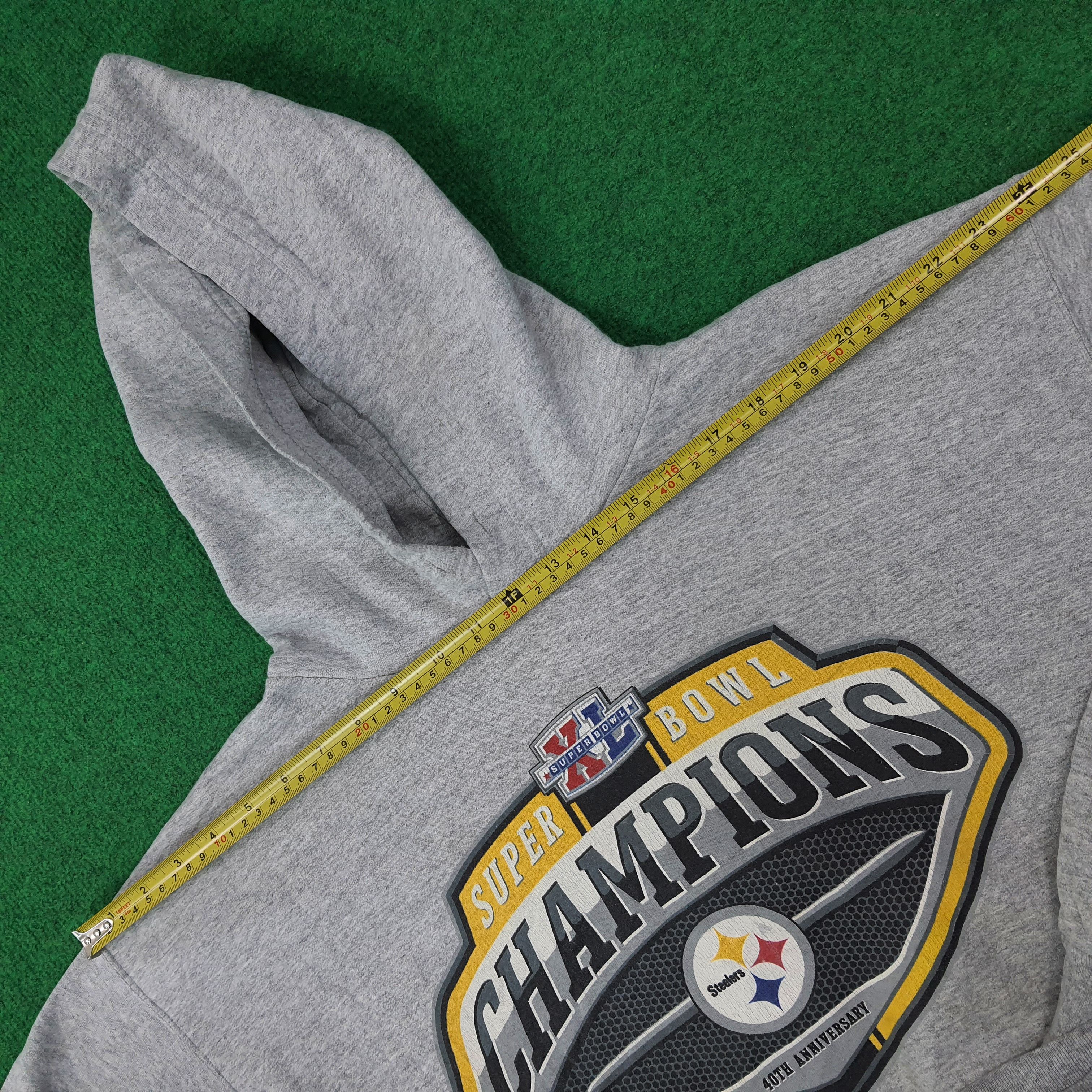 Reebok Vintage Reebok Steelers Super Bowl Champion Hoodie C262N25 Size US L / EU 52-54 / 3 - 9 Thumbnail