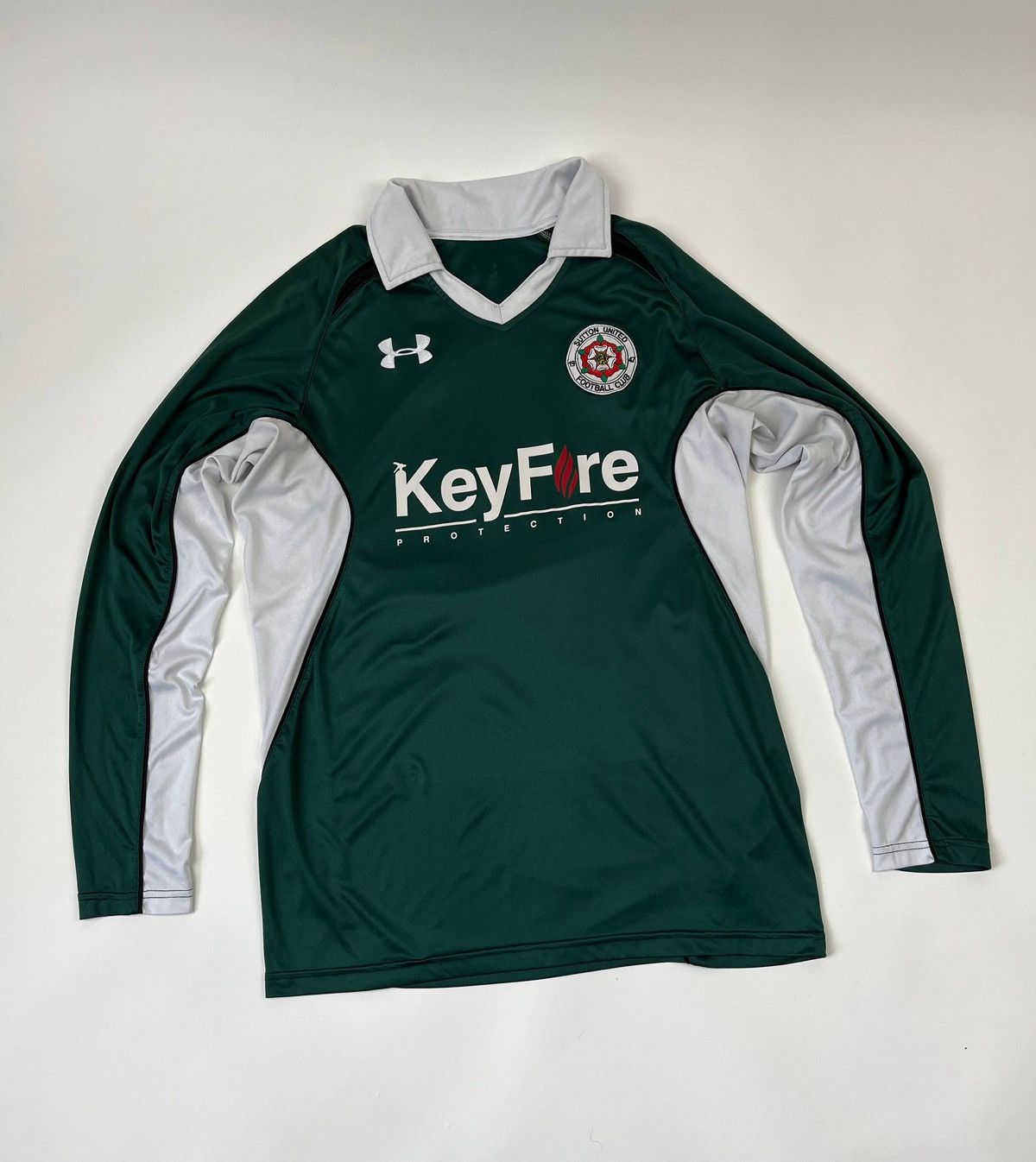 Under Armour Sutton United FC Jersey Long Sleeve Shirt #4 Football Jersey Size US M / EU 48-50 / 2 - 1 Thumbnail