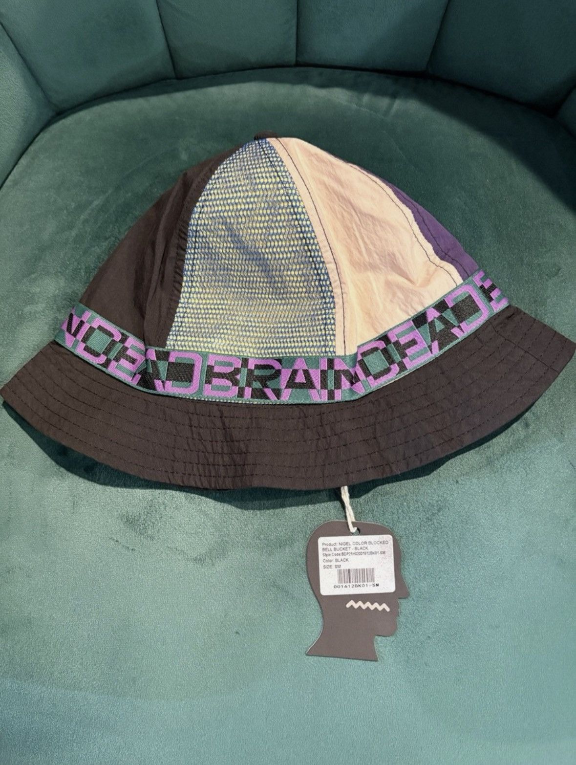 Brain Dead Brain Dead Nigel Color-block Bucket Hat Size ONE SIZE - 2 Thumbnail