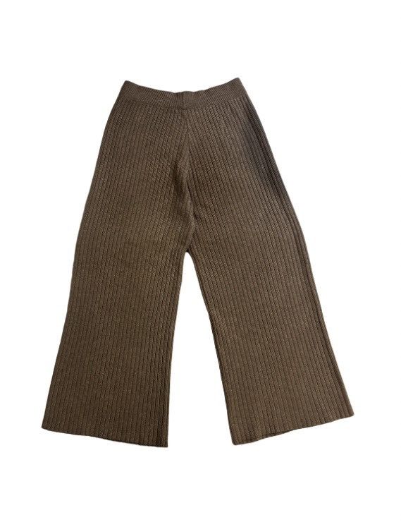 Other Beige wide knit Pants.wp052 Size 26" / US 2 / IT 38 - 6 Thumbnail