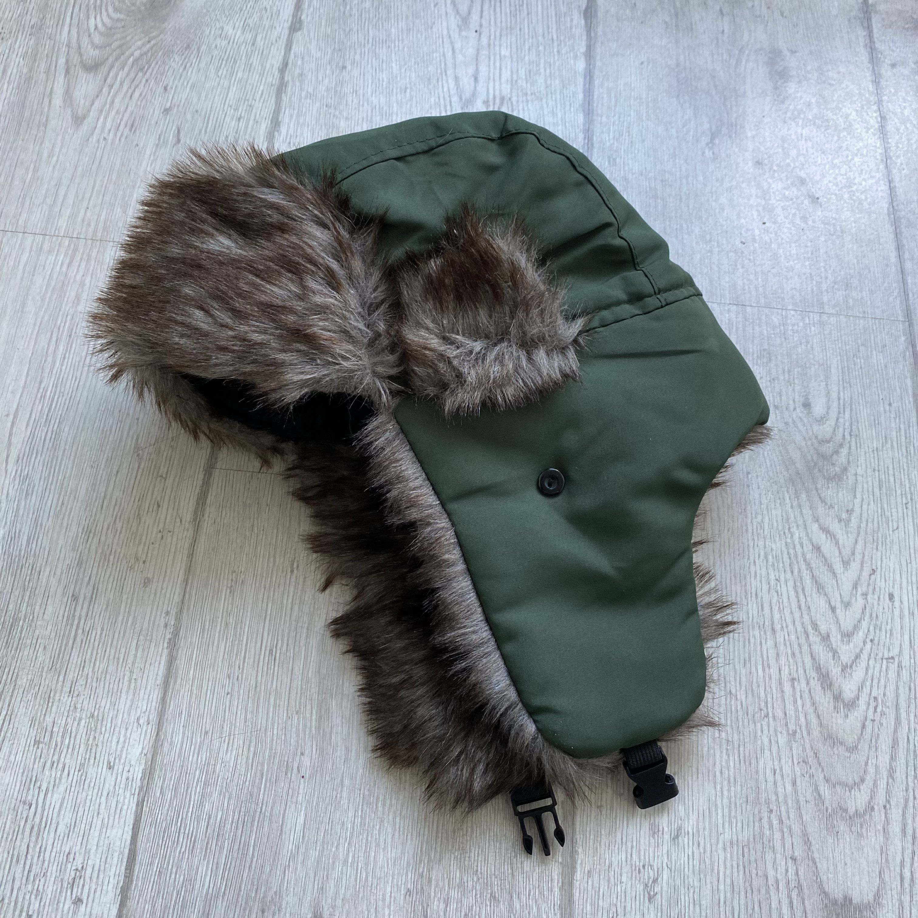 Vintage Vintage Trapper Fur Fuzzy Hat Ushanka Y2K 90s Style Size ONE SIZE - 2 Thumbnail