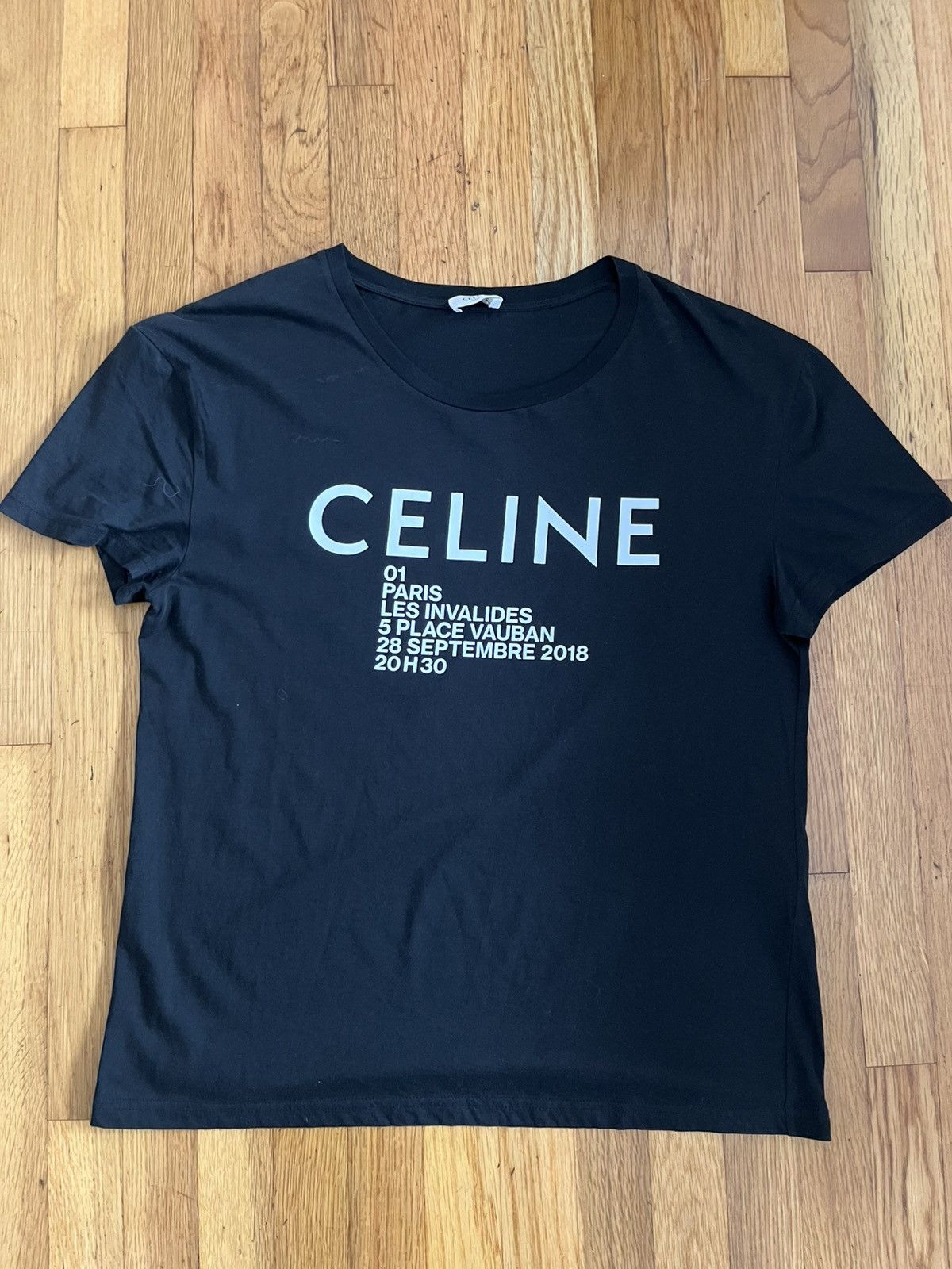 Celine Hedi Slimane Celine Invitation t-shirt Size US M / EU 48-50 / 2 - 1 Thumbnail