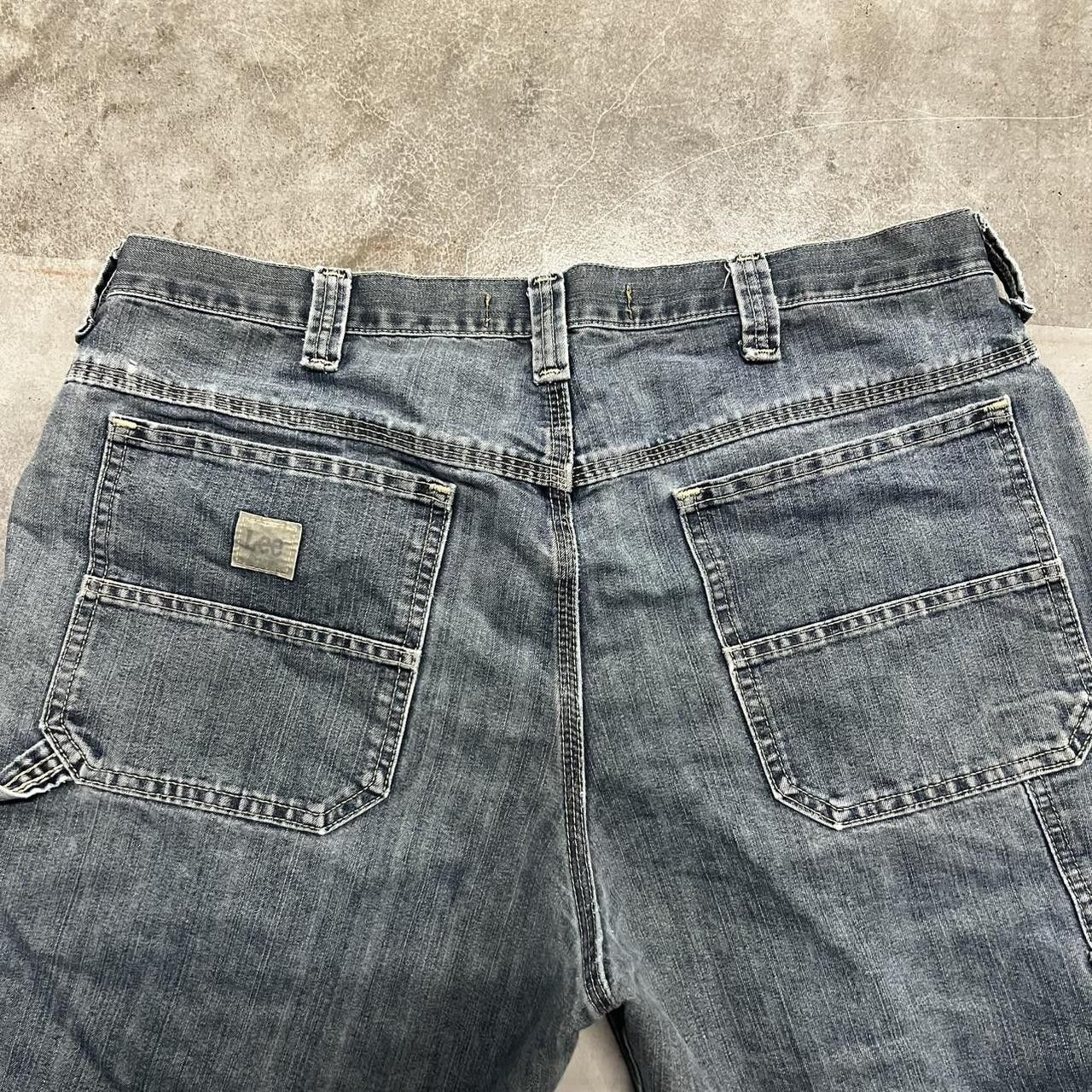 Carhartt × Vintage Vintage Y2K Baggy Carpenter Medium Wash Denim Jeans! Size US 38 / EU 54 - 7 Thumbnail