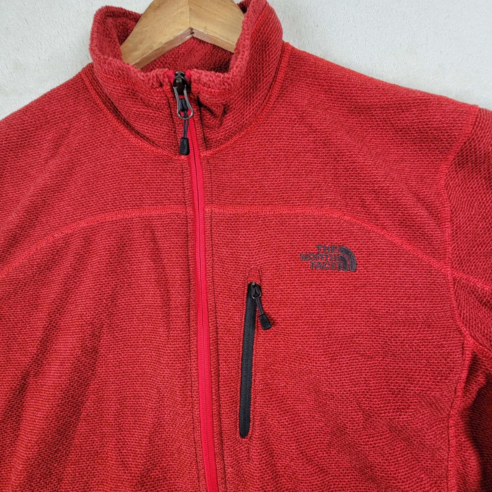 The North Face The North Face Red Full Zipup Jacket Men L Red Full Zip Jacket Size US L / EU 52-54 / 3 - 3 Thumbnail