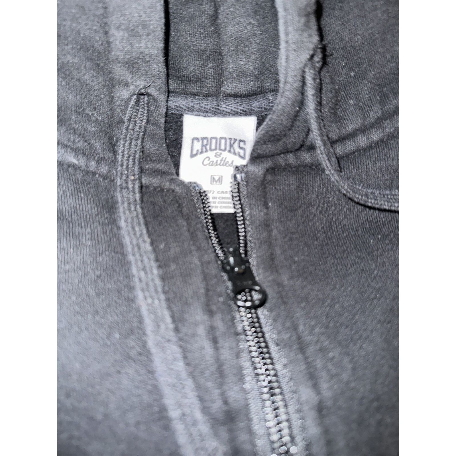 Crooks & Castles Crooks And Castles Full Zip Hoodie Sweatshirt Black M 20x23 Size US M / EU 48-50 / 2 - 3 Thumbnail