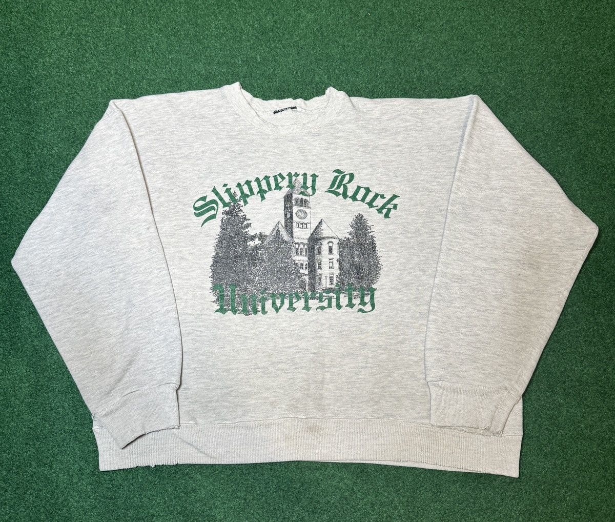 Vintage Vtg 50s 60s Slippery Rock University Collegiate Crewneck Size US M / EU 48-50 / 2 - 1 Thumbnail