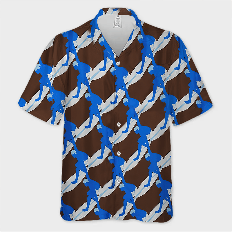 The Unbranded Brand × Vintage Printed bowling shirt, Retro-Inspired Graphic Shirt Size US S / EU 44-46 / 1 - 2 Thumbnail